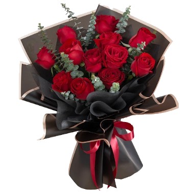 Bouquet de doce rosas