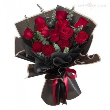 Bouquet de 12 rosas