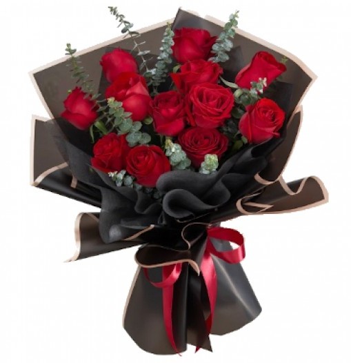 Bouquet de doce rosas