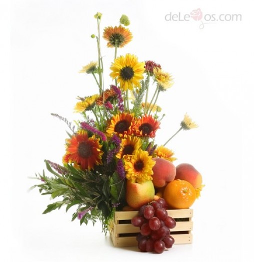 Flores y frutas